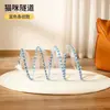 Nuevo producto para mascotas: túnel de juguete para gatos, pasaje plegable, juguete autoentretenido para gatos, palo teaser para gatos, alambre de acero, China