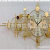 Reloj de Pared Nórdico de Moda sin Impuestos Lujo Ligero para Sala de Estar, Reloj de Pared Elegante y Creativo, Reloj de Pared Decorativo de Moda
