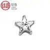 Brincos de Zircônia Estrela de Cinco Pontas em Liga de Titânio F136 Studs de Lábio Minimalistas de Nicho Studs de Cartilagem Auricular Joias para Piercing Exclusivamente para Vendas Transfronteiriças