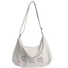 Bolso de Hombro Estilo Fresco y Dulce para Mujer 2025 Verano Nueva Moda Textura Gran Capacidad Commuter