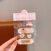 Cinta Mágica para Flequillos de Niñas, Herramienta de Fijación de Cabello a Cuadros Color Café con Leche para Niños, Herramienta para Peinar y Organizar el Cabello, Pinza para el Cabello de Bebé, Accesorio para el Cabello