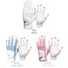Guantes de golf para mujer, antideslizantes, con protector solar, transpirables, de tela ultrafibra, con funda para los dedos, para mano izquierda y derecha, transfronterizos.