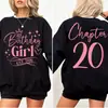 Sudadera Casual de Nuevo Estilo para Mujer 20º Cumpleaños Harajuku Ligera Ropa de Calle Camiseta de Verano Chica Cumpleañera 2006 Est