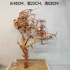 Mini Galho Tailandês Falso tamanho pequeno Multi-galhos Galhos Pequenos Densos Micro-paisagismo Pinheiro de Boas-Vindas Árvore do Brasil Árvore de Musgo Árvore de Enxerto