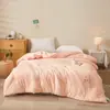 Colcha de Fibra de Soja para Madre e Hijo Estilo Cremallera Dos en Uno Colcha de Invierno Algodón Tejido Waffle Colcha de Primavera/Otoño Acolchado Cálido Núcleo de Colcha