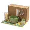 Set de Herramientas para Ceremonia del Té Matcha Estilo Japonés Transfronterizo: Batidor de té de 100 puntas, Tazón de té, Juego completo de batidor de té de la dinastía Song