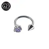 Comercio Electrónico Transfronterizo Aleación de Titanio F136 G23 Cuentas de Garra de Dragón Joyería para Perforaciones en Forma de C y T Pernos para Labios Pernos para Orejas Anillos para Nariz