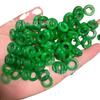 Contas soltas de jade, esmeralda, jade, verde seco, pingente, anel, Yang Green, grande furo, fivela de jade, contas soltas, pulseira, colar, acessórios, contas soltas