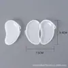 Caixa de Armazenamento à Prova de Poeira e À Prova d'Água para Protetores Auriculares, Caixa de Armazenamento para Joias e Brincos, Caixa Quadrada Grande e Pequena de Plástico PP Transparente, Caixa Redonda, Personalizável