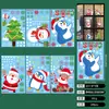 Pegatinas Electrostáticas de Copo de Nieve Blanco Navideño Transfronterizo Pegatinas Decorativas para Vidrio de Ventana Puerta Diseño de Fondo para Ventana Pegatinas de Ventana