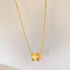 Collar de Moda de Lujo Ligero con Forma de Cintura de Venta Caliente Transfronteriza para Mujer, Diseño de Nicho con un Toque de Alta Gama, Cadena Versátil y Elegante para la Clavícula