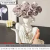 Vaso de Cerâmica Estilo Ins Capivara Arranjo Floral Decoração para Flores Frescas, Flores Secas, Hidroponia, Mesa de Jantar, Sala de Estar, Ornamento de Hall de Entrada