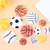 Simulação Metade Rosto Basquete Futebol DIY Resina Acessórios Capa de Celular Beleza Caverna Sapatos Material de Decoração
