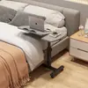 Mesita de noche posparto, Móvil, Altura ajustable, Plegable, Mesa de comedor para cuidados, Cama de paciente en habitación de hospital, Mesa para comer para ancianos postrados en cama