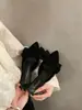 Sandálias Pequenas de Salto Alto Bico Fino Estilo Fada para Mulheres, Adequadas para Uso ao Ar Livre, Novas Sandálias Elegantes com Laço Verão 2026