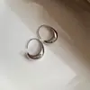 Brincos Grandes Estilo Coreano Personalizados Transfronteiriços Brincos com Gancho Curvo Brincos Ovais Femininos Design Estilo Cool Simples