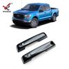 Adecuado para Ford 21-22 F150 modificado cubierta protectora de fibra de carbono para puerta exterior accesorios especiales de moldura para manija