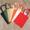 Bolsa de lona lisa moda presente portátil bolsa de algodão personalidade criativa publicidade treinamento sacola de compras personalizada atacado