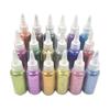 Pintura de Arena para Niños Punta de Botella Hexágono Lentejuelas Decoración DIY Oro Slime Gota de Agua Pegamento Brillo Polvo Brillante Polvo Brillante