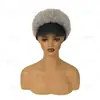 Comércio Exterior Transfronteiriço Chapéu Afro Curto Feminino com Cabelo Cacheado Curto de Seda 3D Fofo Rabo de Cavalo Fábrica Atacado
