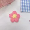 Accesorios de Flor de Pompon Tejida de Color Flor de Pompon Tejida con Lana DIY Ropa para Niños Calzado Sombrero Accesorios para Pasador de Pelo