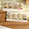 Pasteles de Luna Serie Dorada Montaña de Durazno, Caja de Regalo de Repostería Estampada Estilo Chino, Suministro Mayorista de Fábrica de Pasteles de Luna de Mediados de Otoño