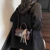Bolsa de Mão Popular Retrô de Couro Encerado a Óleo para Comércio Exterior 2025 Nova Bolsa de Ombro Fashion Nicho Versátil Bolsa Quadrada Pequena Fashion