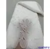 Tejido de Malla Floral con Lentejuelas Patchwork Tela con Cuentas Pesadas Encaje con Lentejuelas de Novia