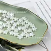 Perlas de imitación de ABS estrella de cinco puntas cuentas perforadas material para accesorios de joyería de horquilla pulsera pendientes hechos a mano para niños DIY