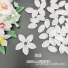 Joyería Vintage Hecha a Mano Pétalos de Jade Blanco Hojas DIY Estilo Antiguo Pinza para el Cabello de Hanfu Materiales para Pendientes Pétalos de Cristal Checo
