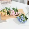 Decoración para el Hogar Flores Artificiales, Capullos Pequeños de Margarita, Decoración Suave de Interior, Arreglos Florales, Pared de Fondo para Bodas, Arreglos Florales al por Mayor