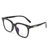55007 Nuevas gafas TR90 antiazules, montura para miopía, modernas gafas planas para celebridades cibernéticas, gafas lisas de moda
