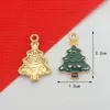 Pingentes Série de Natal Transfronteiriça Acessórios DIY Árvore de Natal Enfeites DIY Feitos à Mão Acessórios DIY Esmaltados