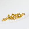 Contas Espaçadoras Lisas de 4mm com Furo Grande Color-Preserving Preenchidas com Ouro 14K para Fio de Contas, Acabamento, Contas de Tambor, Acessórios de Contas de Posicionamento Feitas à Mão DIY