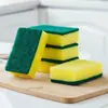 Bloco de Esponja Limpa Peça Única Lavagem de Louça Esponja de Alta Densidade Pano Limpeza de Cozinha Esponja de Dupla Face Atacado
