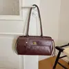 Bolso tipo Baguette de Diseño Único para Mujer 2026 Nuevo Vintage Versátil Bolso de Mano Bolso de Hombro con Bordado de Diamantes Bolso de Axila
