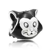Huiyue Acessórios Panjia Banhado a Ouro Cobre Olho de Gato Preto Conjunto de Pedras Zircônia Imitação Cabeça de Leão Pulseira Acessórios