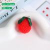 Simulación de resina, accesorios de frutas y verduras, joyería DIY, llavero colgante hecho a mano, decoraciones colgantes divertidas