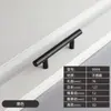 Tubo redondo de aço inoxidável oco alça em forma de T alça de porta de armário guarda-roupa gaveta alça de porta de móveis alça transversal espessada
