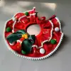 1 pieza-Bandana Navideña para Mascota, Festiva Roja y Verde con Cascabel y Moño, Collar de Tela Suave para Perros y Gatos