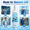 Spray Refrigerante para Ropa Kineshinex 100ml Adecuado para Ropa Deportiva de Verano, Oficina, Viajes al Aire Libre