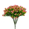 Flor artificial Milán decoración de sala de estar nórdico plástico ramo decoración floral flor de seda corona de peonías arreglo floral