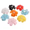6cm Transparente Mate Doble Capa Acrílico Flor Grande Pétalos Tridimensionales Accesorios para el Cabello Ropa Zapatos Sombreros Accesorios Materiales