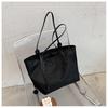 Bolso grande 2024, nuevo, de moda, popular en Internet, para mujer, de gran capacidad, combinable, bolso de lona, bolso de hombro portátil, bolso de mano.