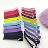 Accesorios para pinza de pelo de niños de 3,5/5 cm pinza de doble horquilla bolsa de cinta de grogrén hecha a mano material para pinza de pelo accesorios para tocado