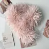 Novo Estilo de Inverno Cachecol Magnético de Lã de Cordeiro Sintética, Cachecol de Pelúcia Liso, Proteção para o Pescoço, Espessado e Quente, Cachecol de Pescoço Peludo Dupla Face