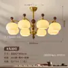 Candelabro de sala de estar vintage totalmente de cobre en estilo wabi-sabi, luz principal retro para el pasillo, candelabro vintage totalmente de cobre de espectro completo para el dormitorio