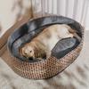 Caseta para Perros para Mantener Calientes a los Perros Grandes en Invierno, Alfombrilla Espesa para Perros Golden Retriever, Alfombrilla Universal para Todas las Estaciones, Cama para Mascotas, Cama para Perros para Sofá