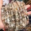 Cuentas sueltas semiacabadas, accesorios de joyería DIY, cuentas de cabeza de piedra irregular natural de ágata, venta al por mayor