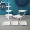 Suporte de exibição de sobremesas, bandeja e peças decorativas para exibir doces, frutas e salgadinhos; decorações de casamento; exposição da sala de estar; bandeja de frutas personalizada
